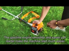 Cortador de escova de suspensão lateral alto 31CC da trouxa do curso do cortador de escova 4 da gasolina