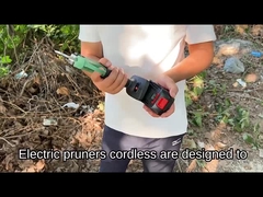 28 mm Tesouras elétricas sem fio Bateria de iões de lítio Alimentada por segurança Ferramentas de poda de poda elétrica