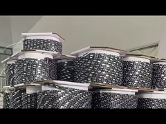 As peças de aço da serra de cadeia da gasolina acorrentam o rolo da corrente da ceifeira do carboneto