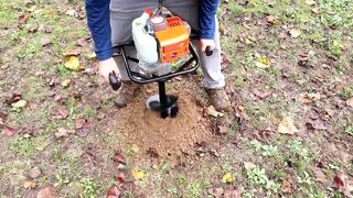 51.7cc 63.3cc Gasolina Earth Auger Post Hole Digger com broca