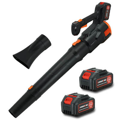 Battery Leaf Blower Cordless Lightweight Portable Handheld Electric Blower for Garden Cleaning