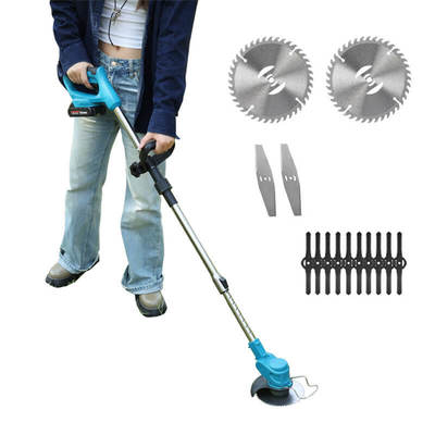 Portable Electric Grass Trimmer Brush Cutter Cordless Battery Lightweight Lawn Tool
