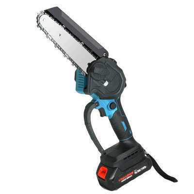 6 Inch Lithium Electric Chainsaw With Pump Oil Lightweight Cordless Mini Chainsaw For Wood Cutting
