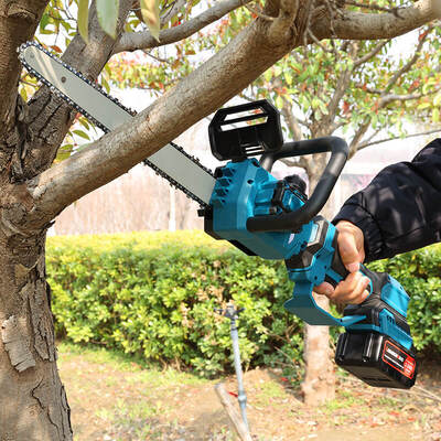 12 Inch Battery Pole Chainsaw Telescopic Electric Chainsaw for Tree Pruning Garden Cutting