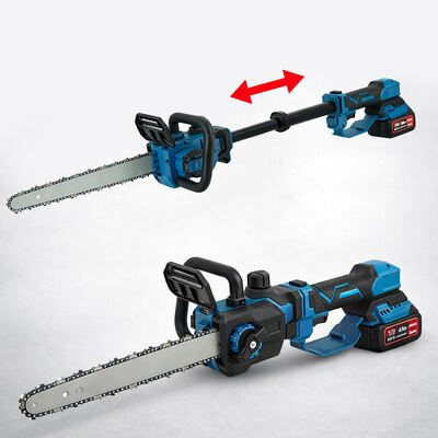 12 polegadas 550W 21V Serra elétrica de poste sem fio Telescópica Serra elétrica para aparar árvores